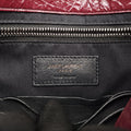 Pre-owned Yves Saint Laurent Niki Burgundy Leather 583103 shoulderbag | stylenewstar