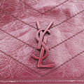 Pre-owned Yves Saint Laurent Niki Burgundy Leather 583103 shoulderbag | stylenewstar