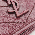 Pre-owned Yves Saint Laurent Niki Burgundy Leather 583103 shoulderbag | stylenewstar