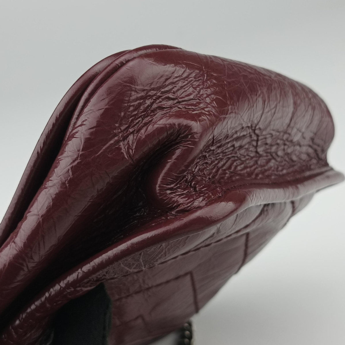 Pre-owned Yves Saint Laurent Niki Burgundy Leather 583103 shoulderbag | stylenewstar