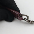 Pre-owned Yves Saint Laurent Niki Burgundy Leather 583103 shoulderbag | stylenewstar
