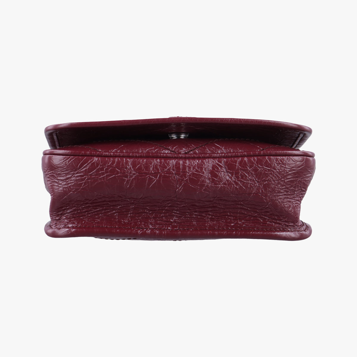 Pre-owned Yves Saint Laurent Niki Burgundy Leather 583103 shoulderbag | stylenewstar