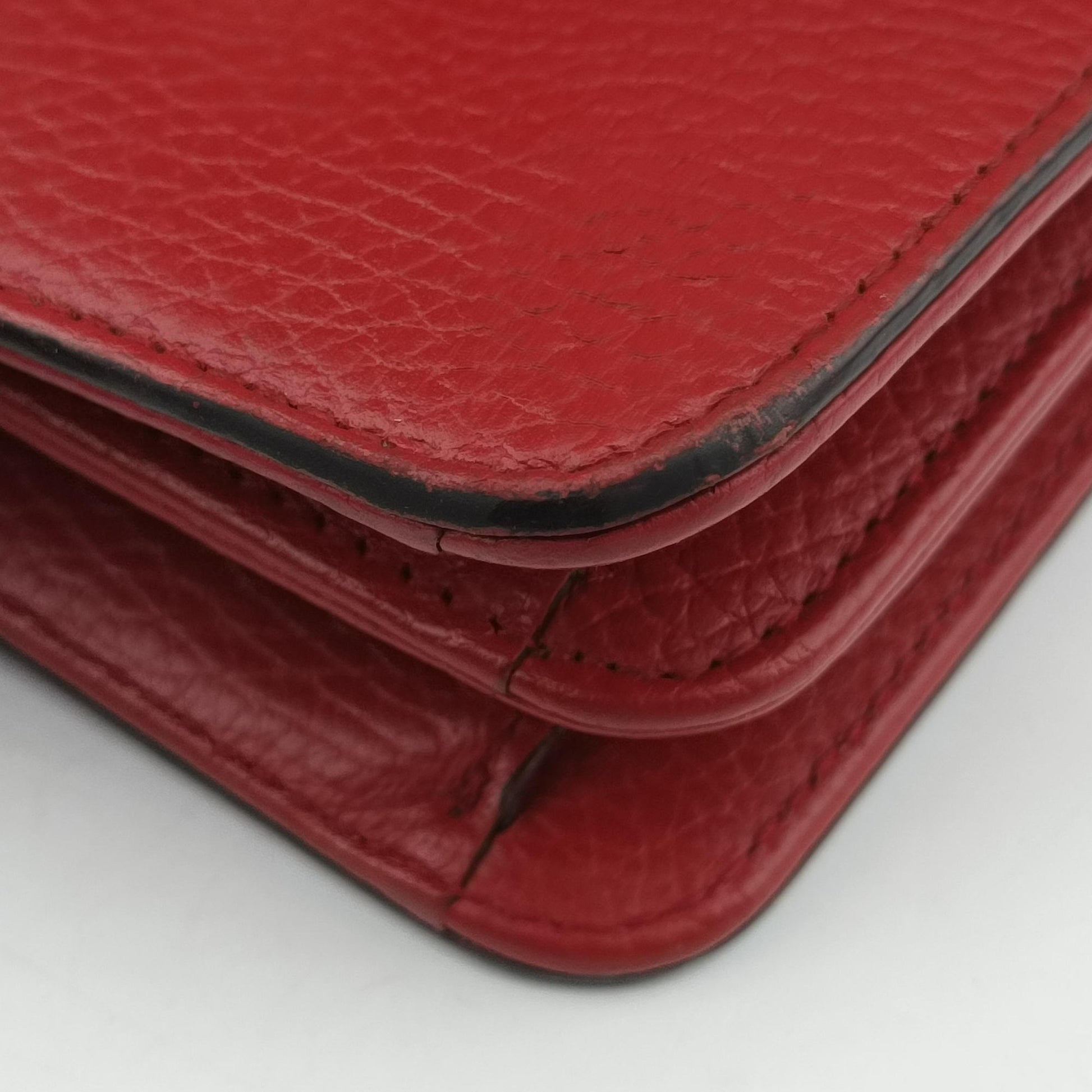 Interlocking G Red Leather 510304 G026787367インターロッキングG レッド レザー 510304 G026787367