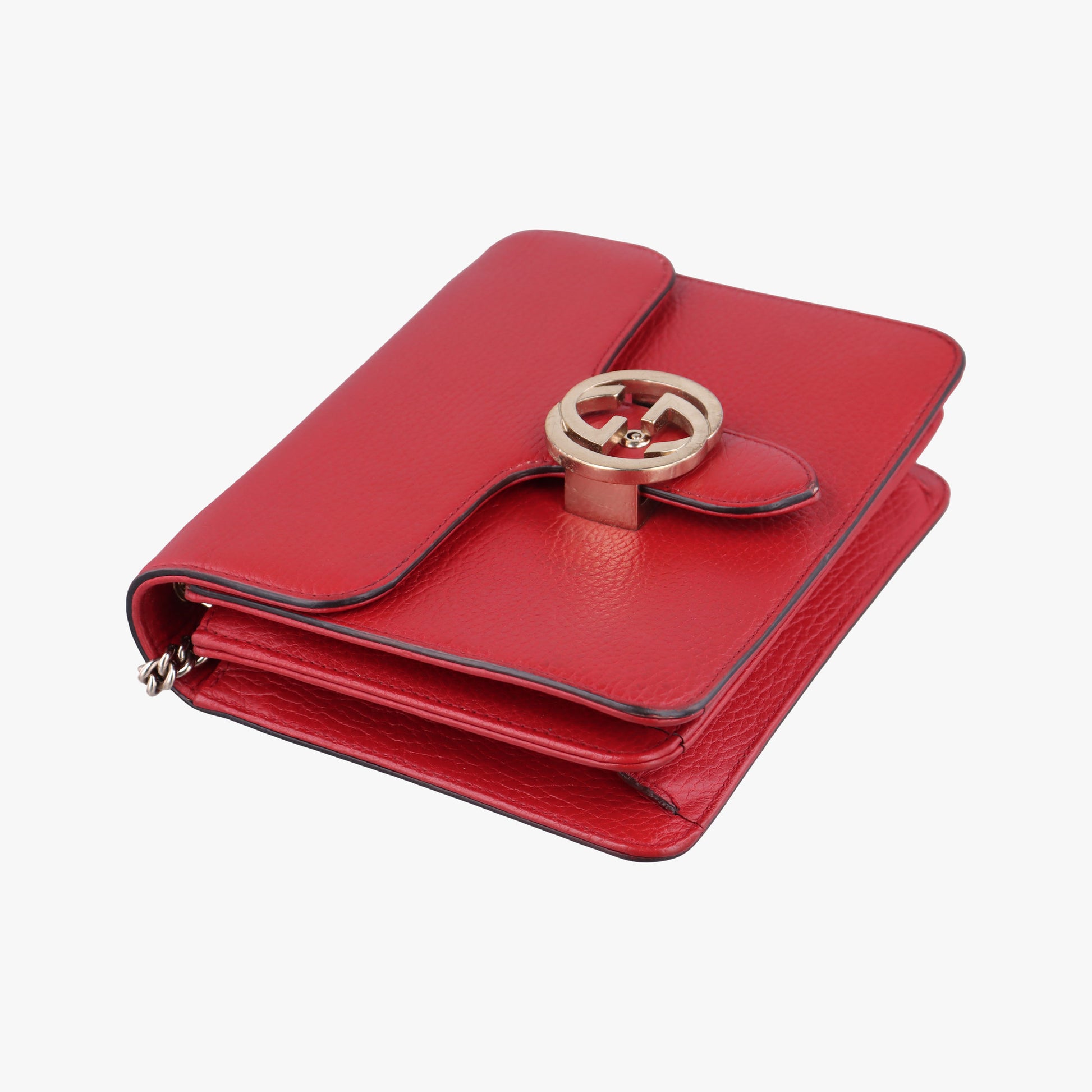 Interlocking G Red Leather 510304 G026787367インターロッキングG レッド レザー 510304 G026787367