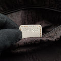 Pre-owned Christian Dior Gaucho White Leather  shoulderbag | stylenewstar