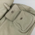 Pre-owned Christian Dior Gaucho White Leather  shoulderbag | stylenewstar