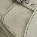 Pre-owned Christian Dior Gaucho White Leather  shoulderbag | stylenewstar