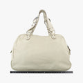 Pre-owned Christian Dior Gaucho White Leather  shoulderbag | stylenewstar