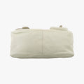 Pre-owned Christian Dior Gaucho White Leather  shoulderbag | stylenewstar