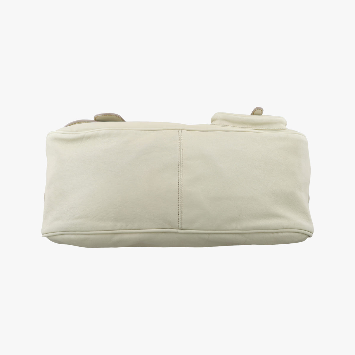 Pre-owned Christian Dior Gaucho White Leather  shoulderbag | stylenewstar