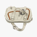 Pre-owned Christian Dior Gaucho White Leather  shoulderbag | stylenewstar