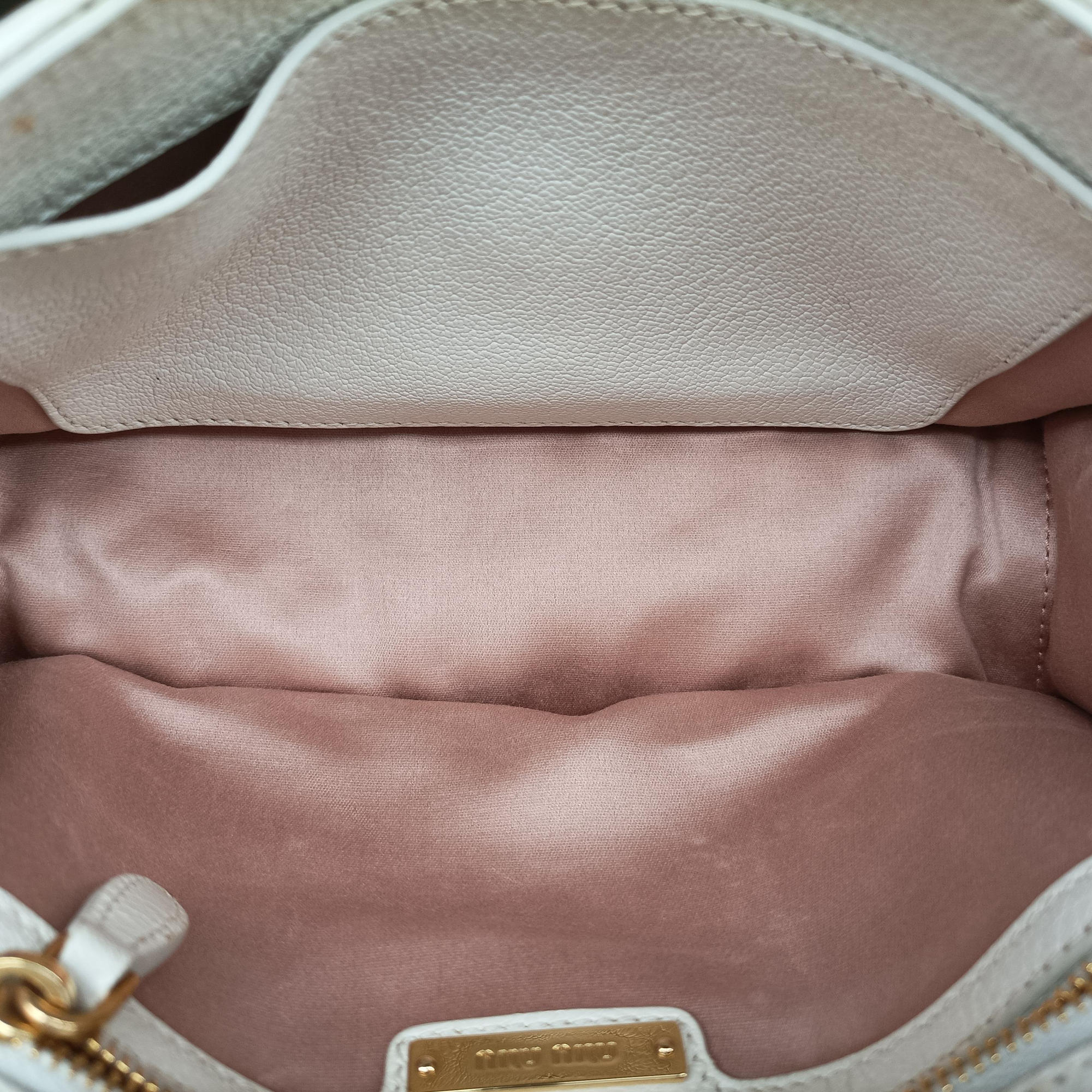 Miu Lady Natural × White Paglia × Madras Goat Leather 53ミュウレディ ナチュラル × ホワイト パリア × マドラスレザー 53