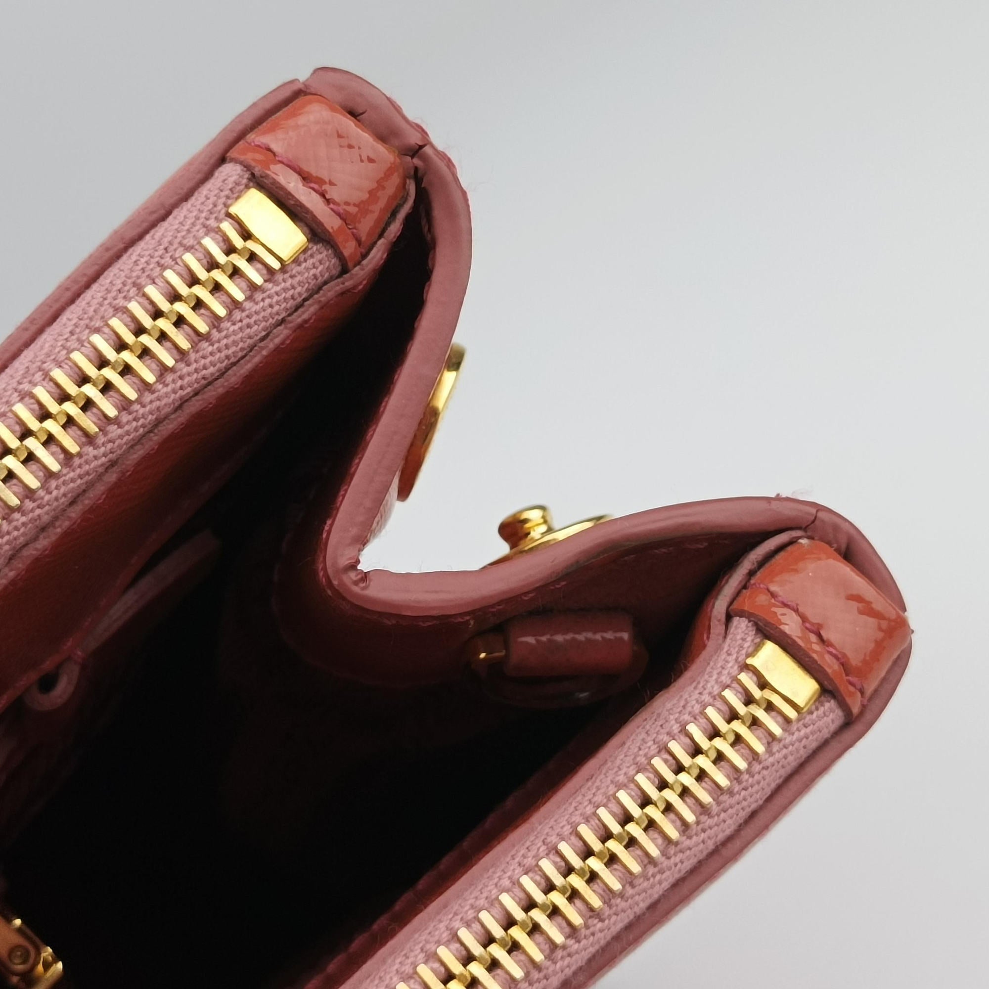 Galleria Front Pocket Orange Patent BN2674 14/Aガレリア フロント ポケット オレンジ パテント BN2674 14/A