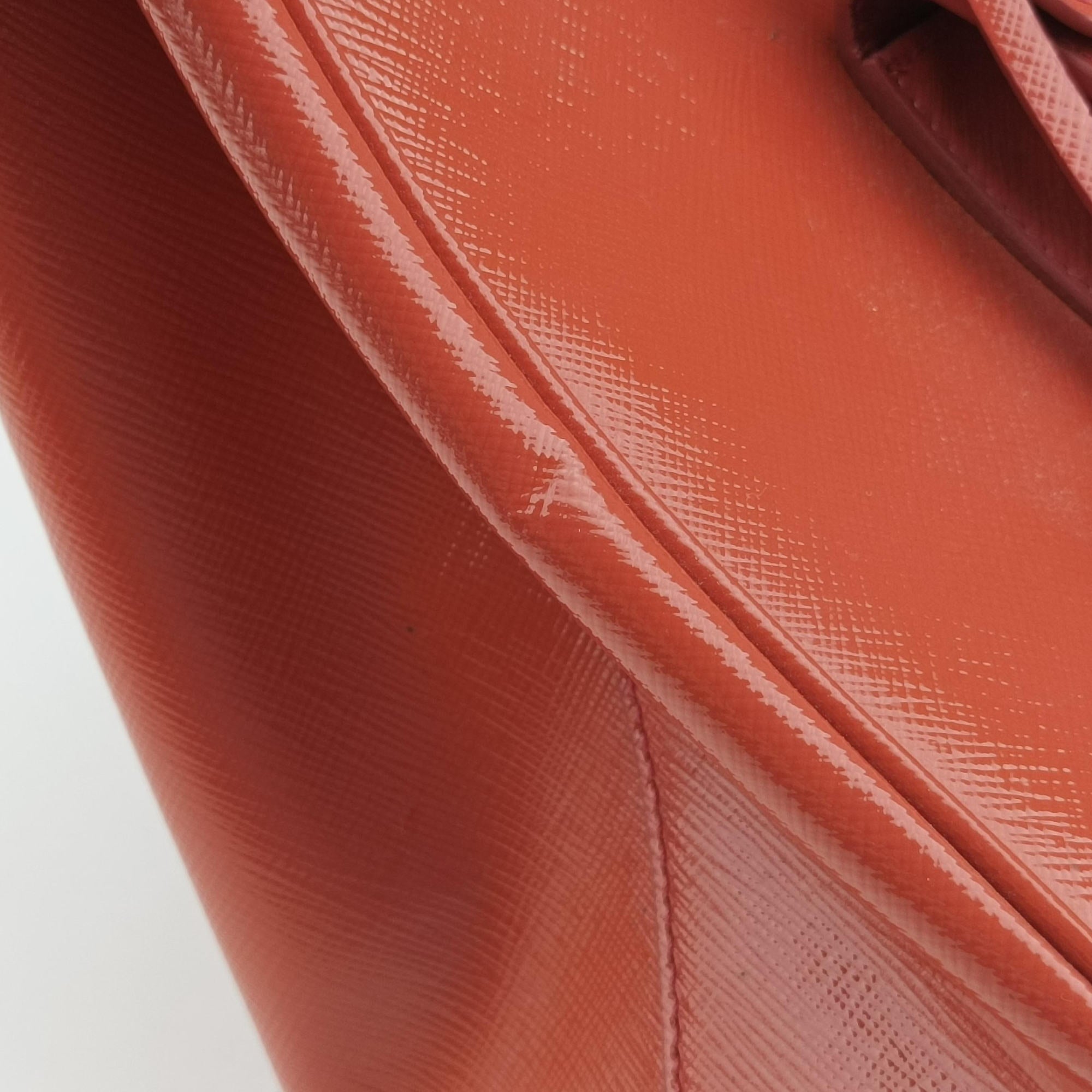 Galleria Front Pocket Orange Patent BN2674 14/Aガレリア フロント ポケット オレンジ パテント BN2674 14/A