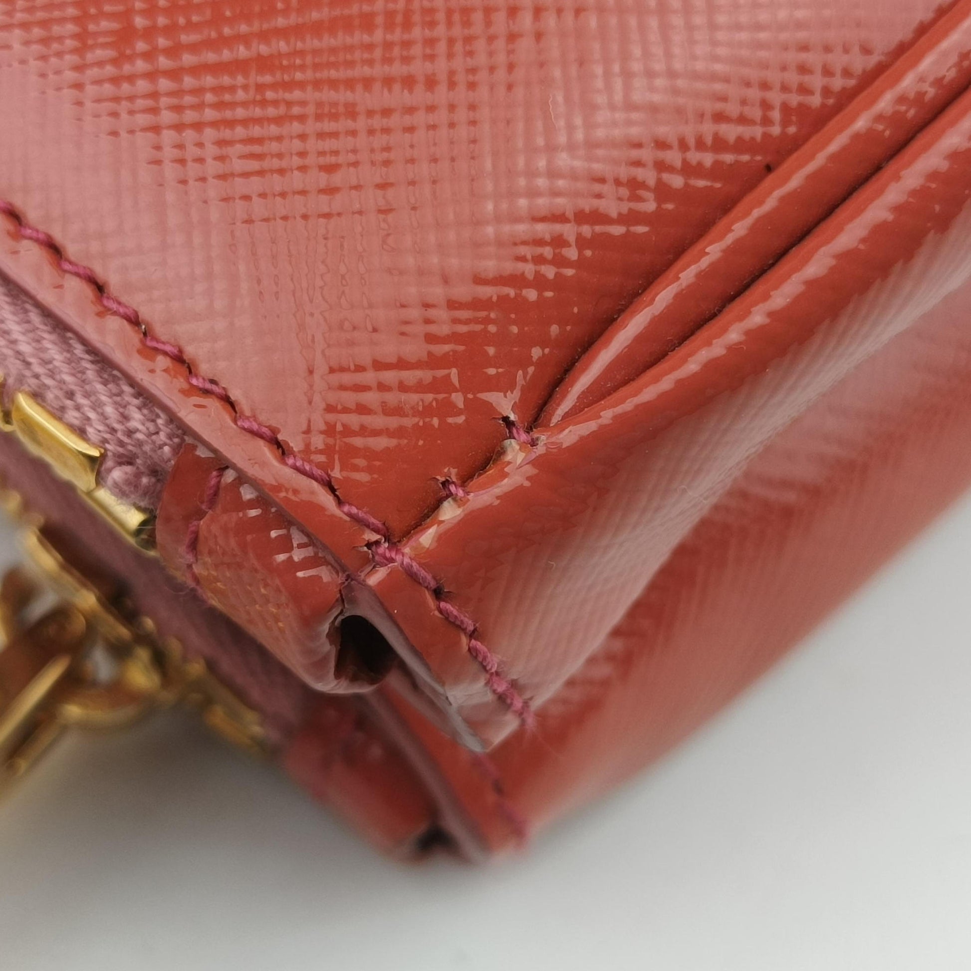 Galleria Front Pocket Orange Patent BN2674 14/Aガレリア フロント ポケット オレンジ パテント BN2674 14/A