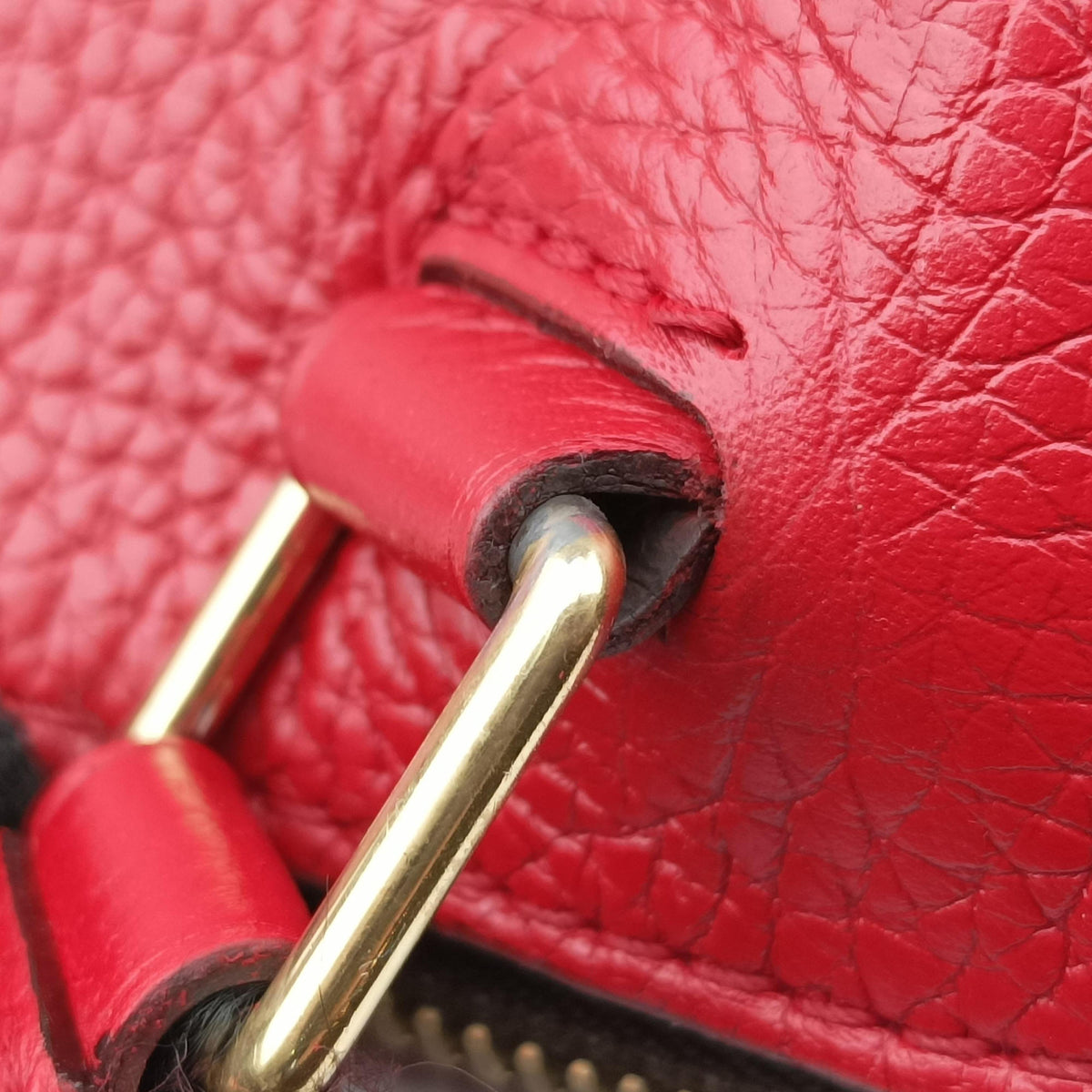 Pre-owned Louis Vuitton RETIRO PM brown×COQUELICOT Monogram Canvas×calf leather M50057 shoulderbag | stylenewstar