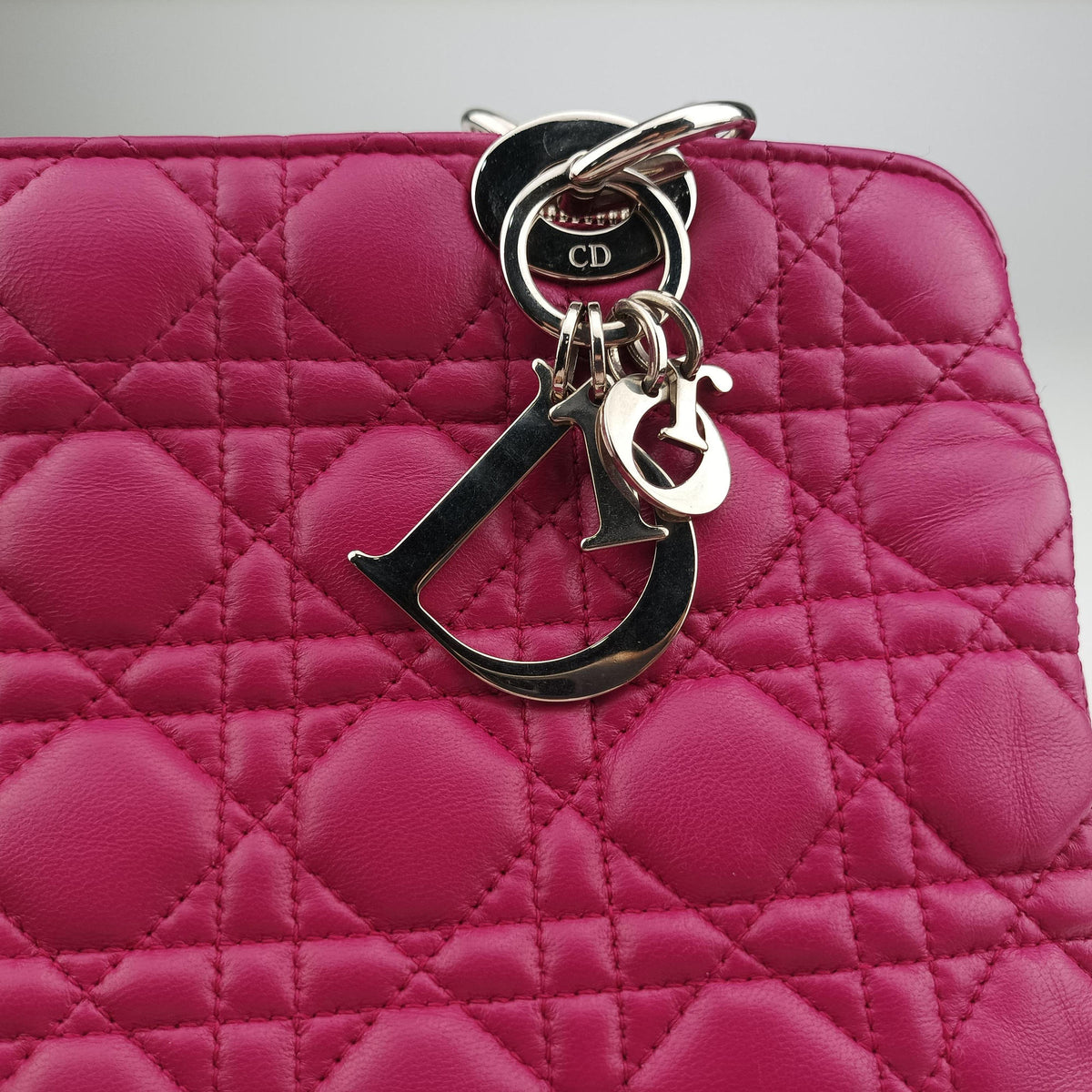 Cannage Dior Soft Shopping Purple lambskin 17-BO-0154ディオールソフト パープル ラムスキン 17-BO-0154