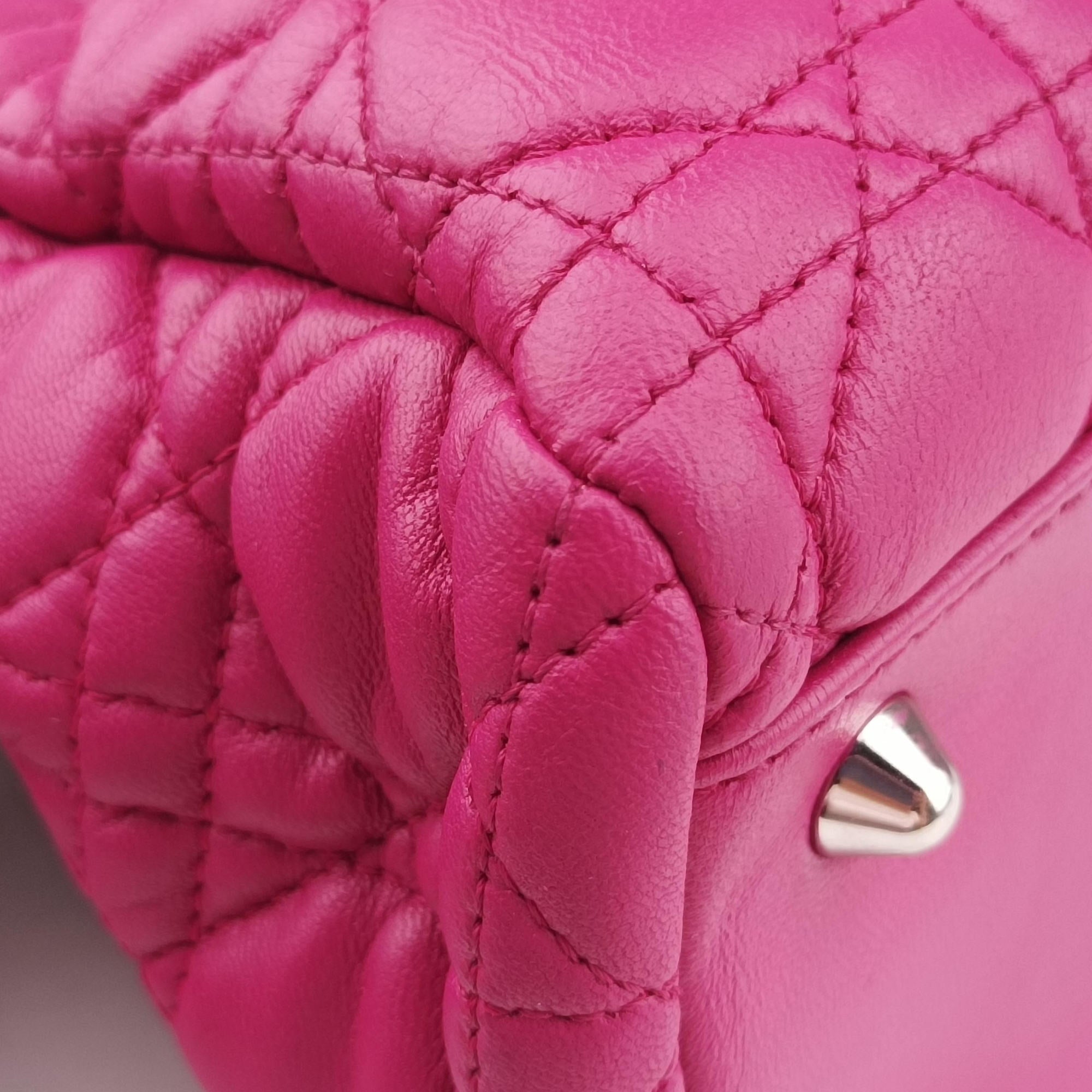 Cannage Dior Soft Shopping Purple lambskin 17-BO-0154ディオールソフト パープル ラムスキン 17-BO-0154