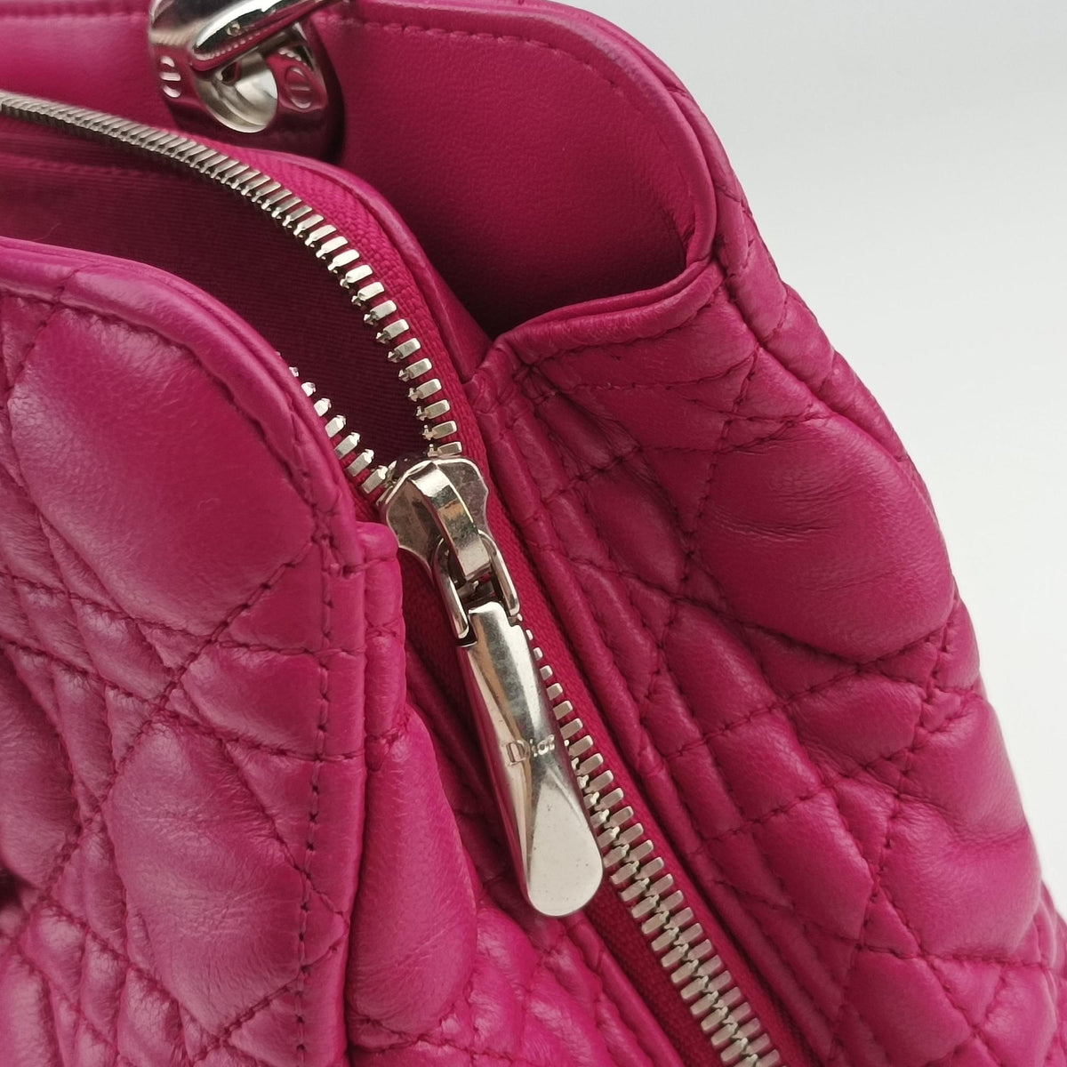 Cannage Dior Soft Shopping Purple lambskin 17-BO-0154ディオールソフト パープル ラムスキン 17-BO-0154