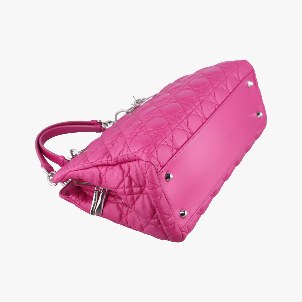 Cannage Dior Soft Shopping Purple lambskin 17-BO-0154ディオールソフト パープル ラムスキン 17-BO-0154
