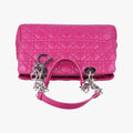 Cannage Dior Soft Shopping Purple lambskin 17-BO-0154ディオールソフト パープル ラムスキン 17-BO-0154