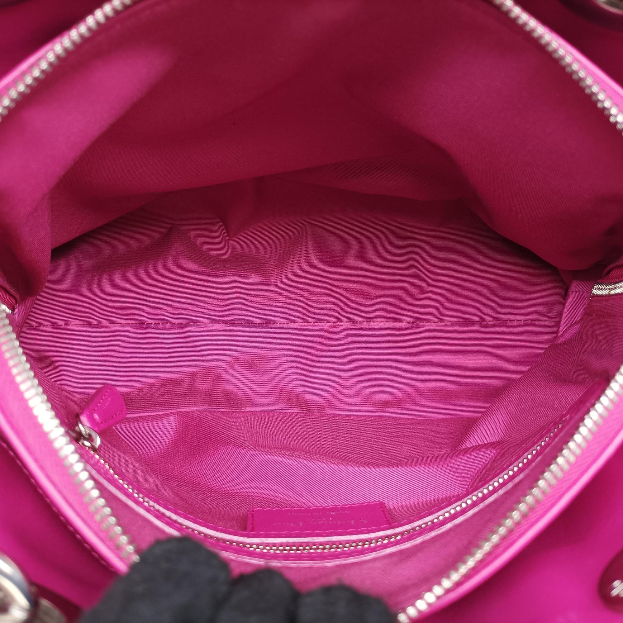 Cannage Dior Soft Shopping Purple lambskin 17-BO-0154ディオールソフト パープル ラムスキン 17-BO-0154