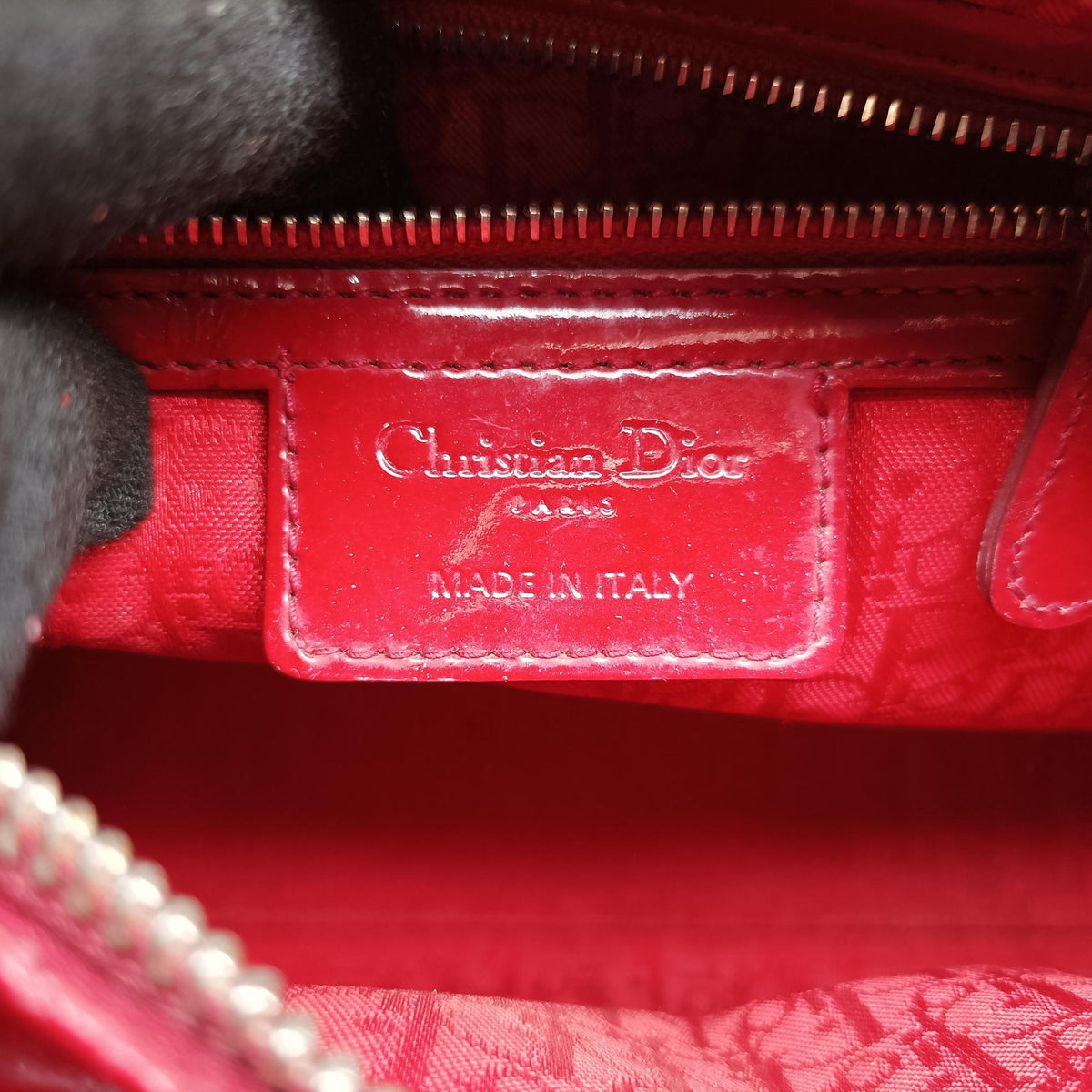 Lady Dior Red Patent 05BMA-0122レディディオール レッド パテント 05BMA-0122