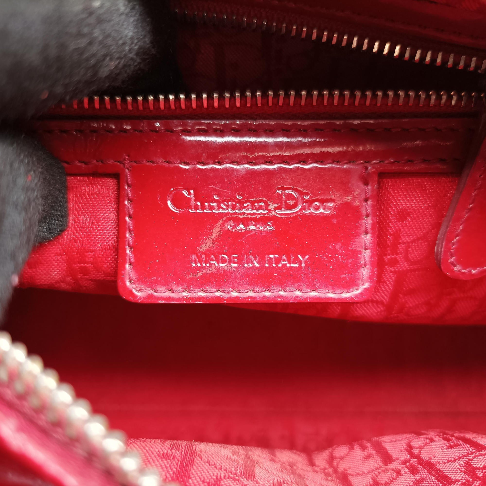 Lady Dior Red Patent 05BMA-0122レディディオール レッド パテント 05BMA-0122
