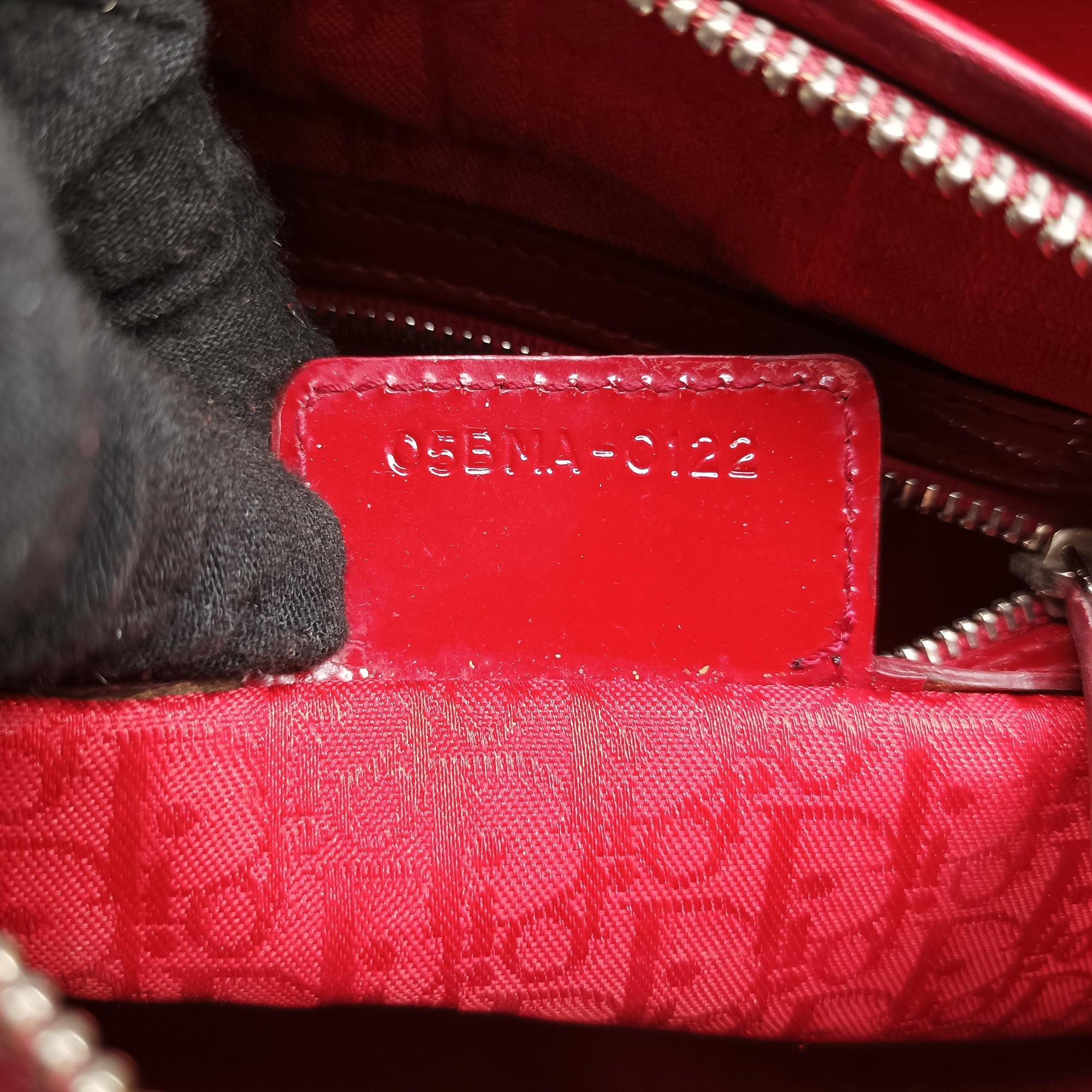 Lady Dior Red Patent 05BMA-0122レディディオール レッド パテント 05BMA-0122