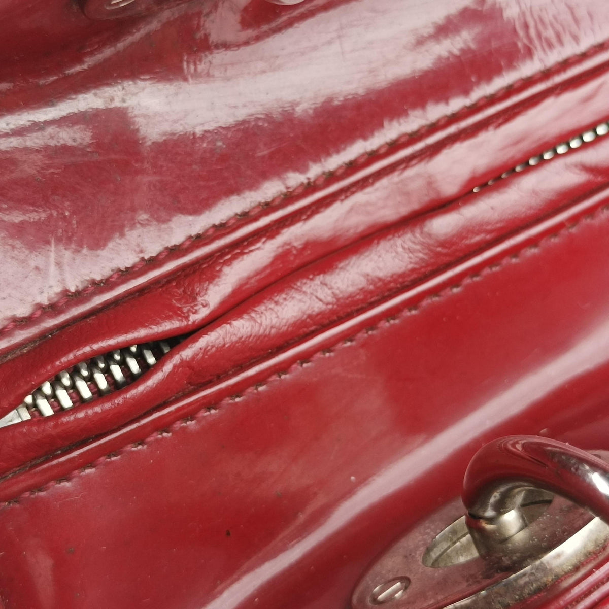 Lady Dior Red Patent 05BMA-0122レディディオール レッド パテント 05BMA-0122