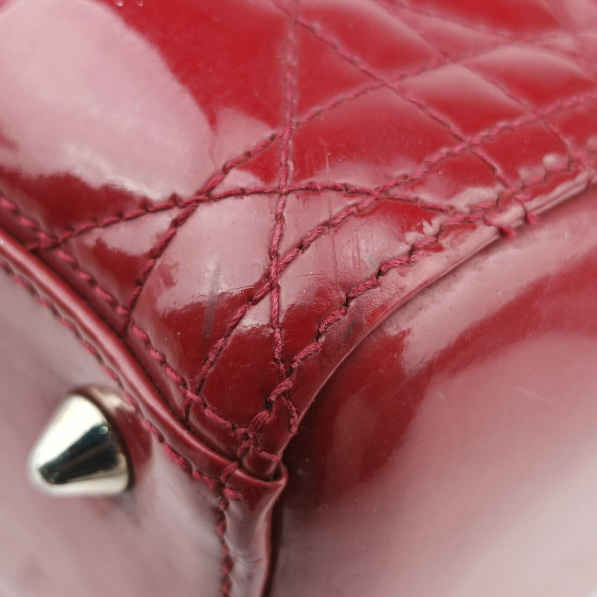 Lady Dior Red Patent 05BMA-0122レディディオール レッド パテント 05BMA-0122