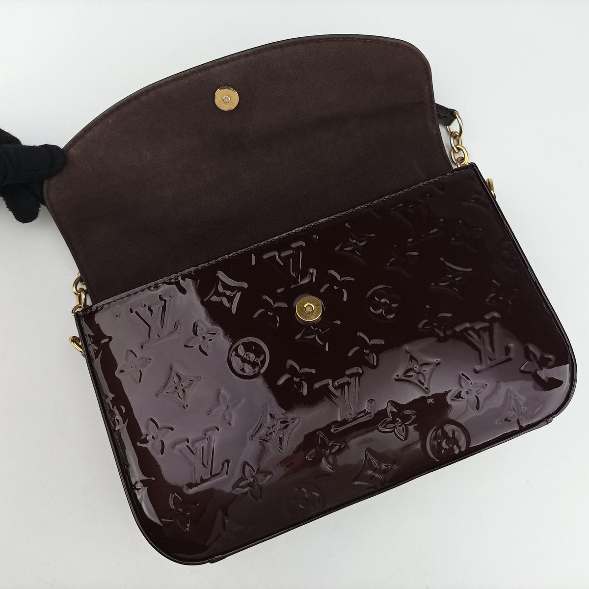 Pre-owned Louis Vuitton RODEO DRIVE AMARANTE Vernis M93598 shoulderbag | stylenewstar