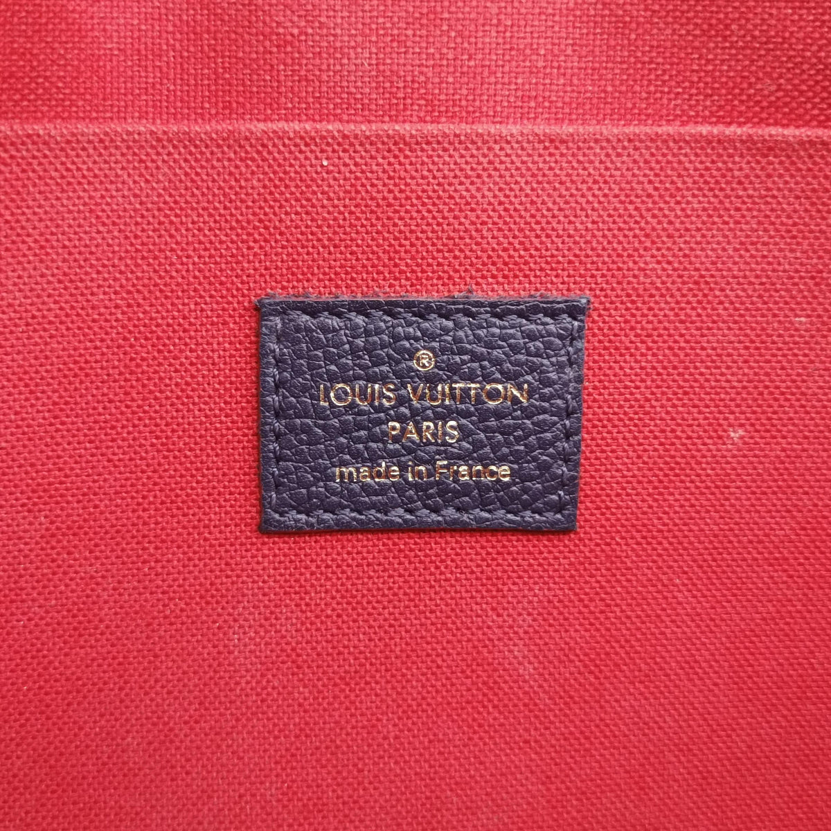 Secondhand Louis Vuitton Pochette Felice MARINE ROUGE Monogram Empreinte M64099 shoulderbag | stylenewstar