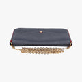 Secondhand Louis Vuitton Pochette Felice MARINE ROUGE Monogram Empreinte M64099 shoulderbag | stylenewstar