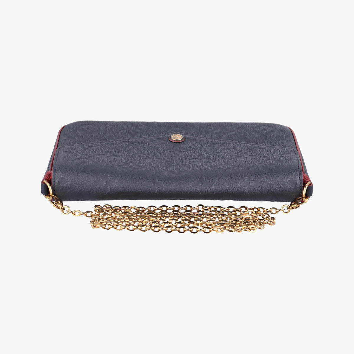 Secondhand Louis Vuitton Pochette Felice MARINE ROUGE Monogram Empreinte M64099 shoulderbag | stylenewstar