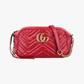 GG Marmont Red Leather 447632 C026947429GGマーモント レッド レザー 447632 C026947429