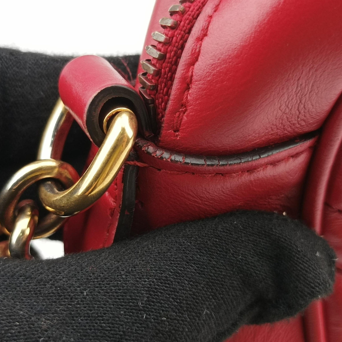 GG Marmont Red Leather 447632 C026947429GGマーモント レッド レザー 447632 C026947429