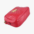 GG Marmont Red Leather 447632 C026947429GGマーモント レッド レザー 447632 C026947429