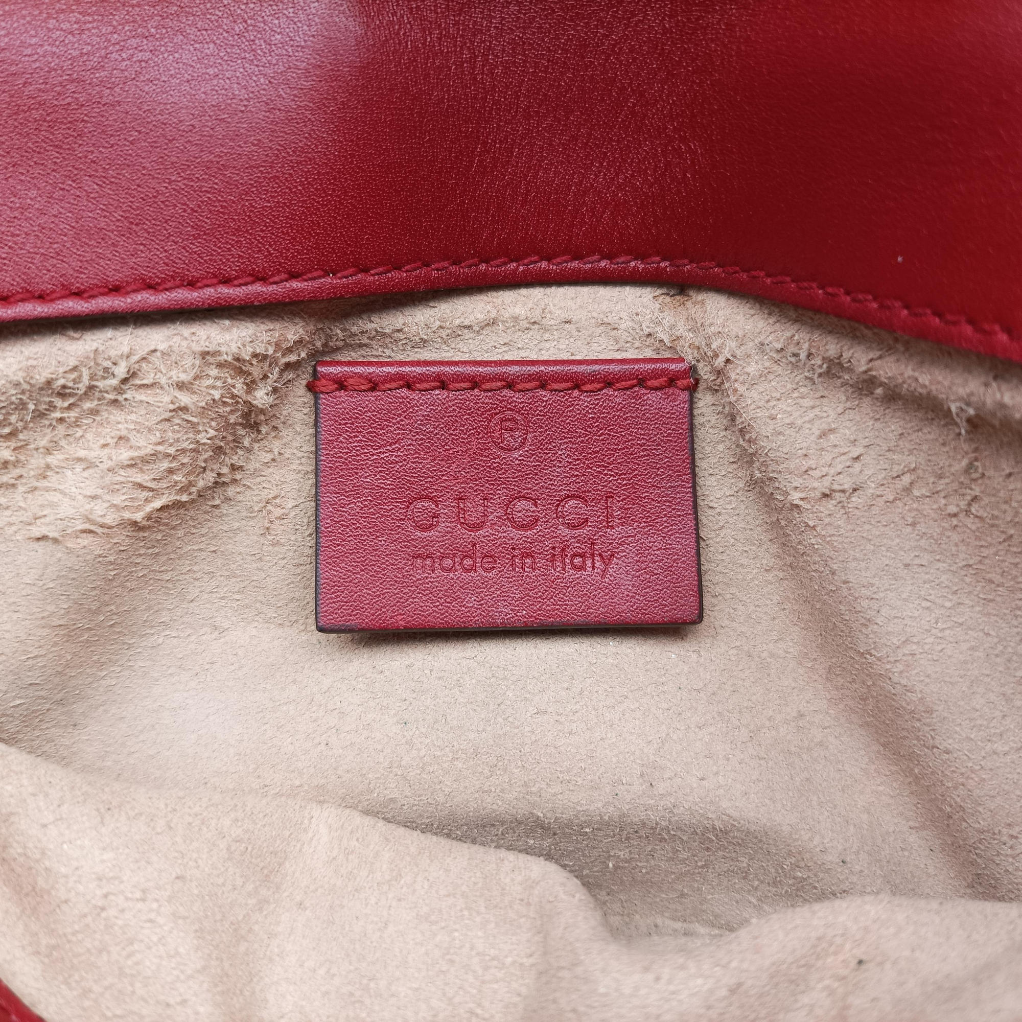 GG Marmont Red Leather 476433 GGマーモント レッド レザー 476433 