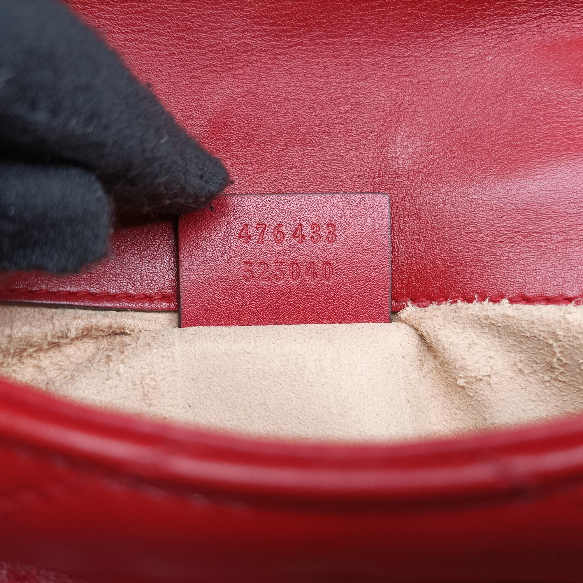 GG Marmont Red Leather 476433 GGマーモント レッド レザー 476433 
