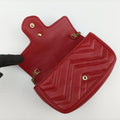 GG Marmont Red Leather 476433 GGマーモント レッド レザー 476433 