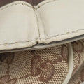 Sukey White×Beige canvas×leather 211943 C7099899スーキー ホワイト×ベージュ キャンバス×レザー 211943 C7099899