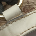 Sukey White×Beige canvas×leather 211943 C7099899スーキー ホワイト×ベージュ キャンバス×レザー 211943 C7099899