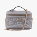 Vintage Gucci GG Matelasse Grey Leather 723770 shoulderbag | stylenewstar