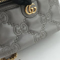 Vintage Gucci GG Matelasse Grey Leather 723770 shoulderbag | stylenewstar