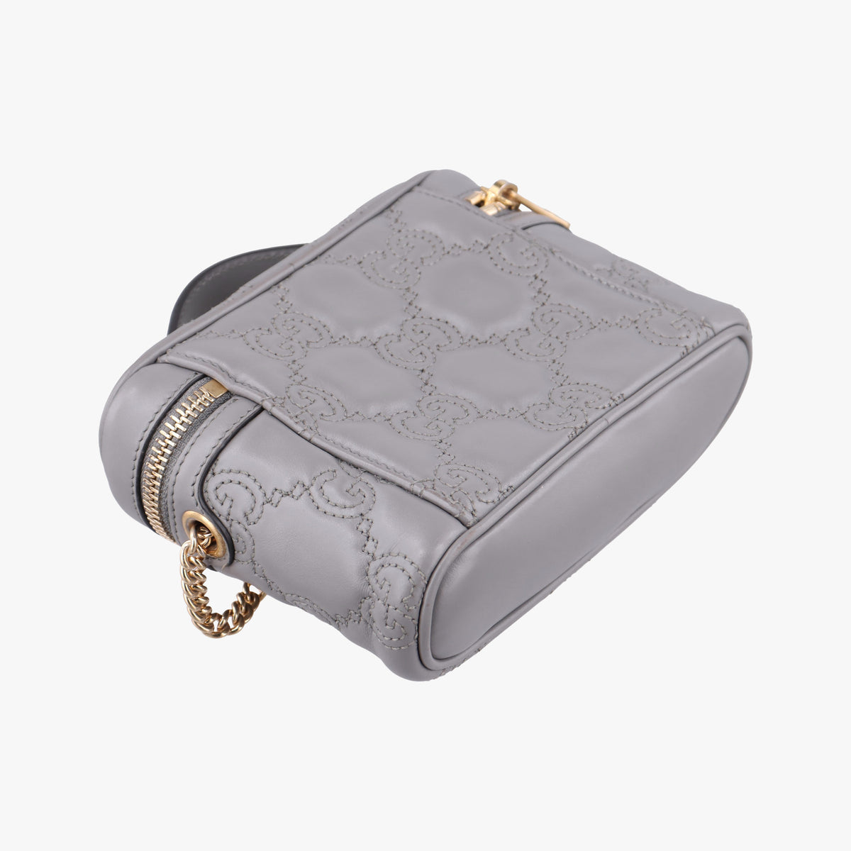 Vintage Gucci GG Matelasse Grey Leather 723770 shoulderbag | stylenewstar