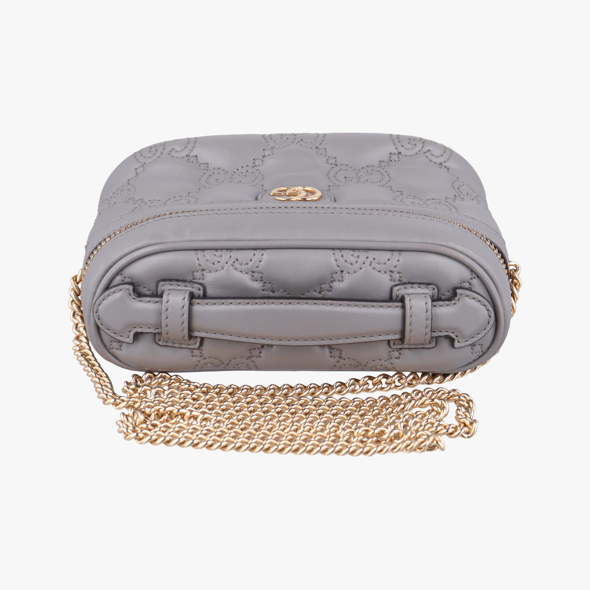 Vintage Gucci GG Matelasse Grey Leather 723770 shoulderbag | stylenewstar