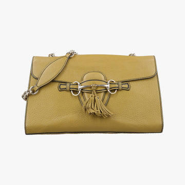 Emily Yellow Leather 295402 F016238723エミリー イエロー レザー 295402 F016238723