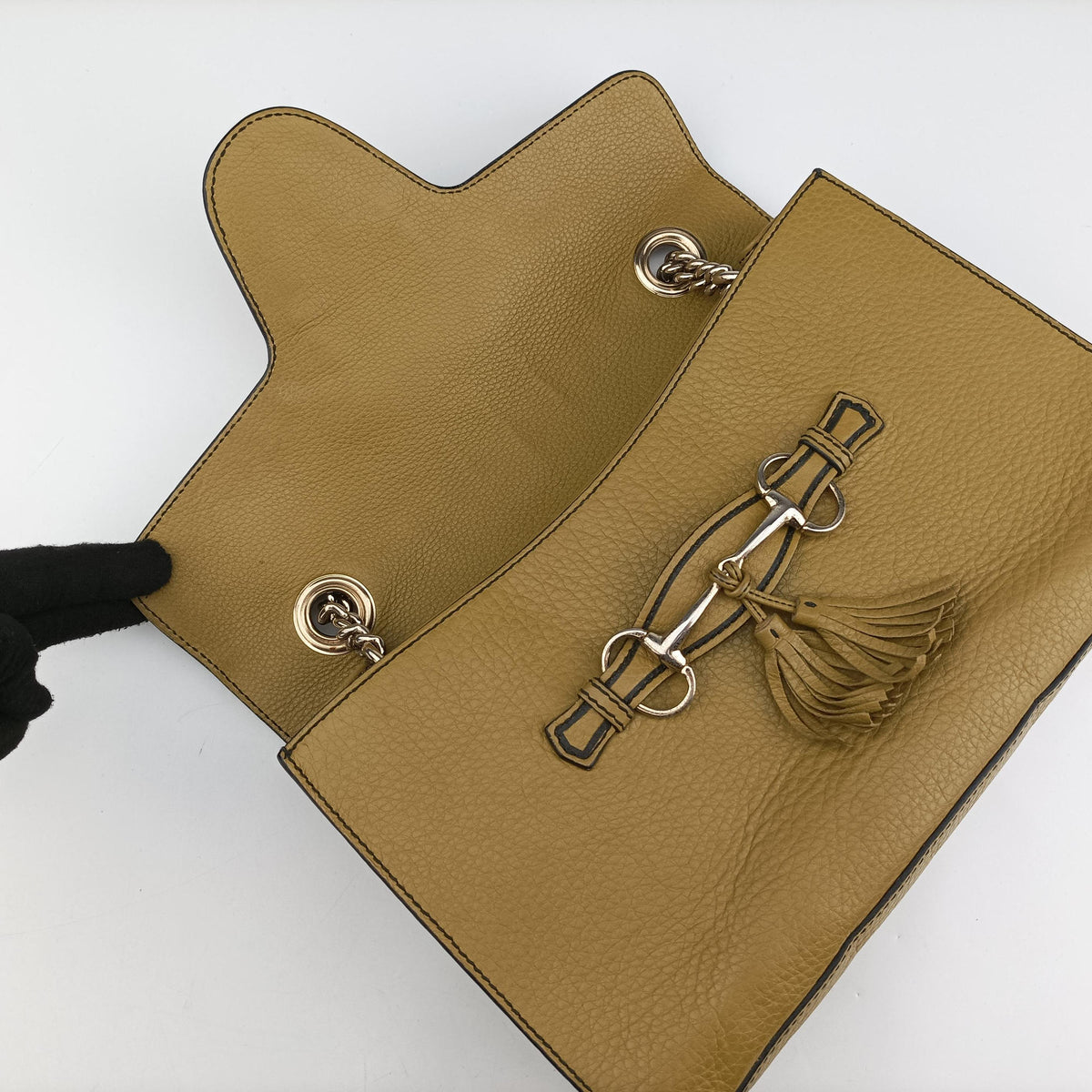 Emily Yellow Leather 295402 F016238723エミリー イエロー レザー 295402 F016238723