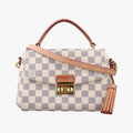 CROISETTE Azur Damier Canvas N41581 IC Chipクロワゼット アズール ダミエキャンバス N41581 ICチップ